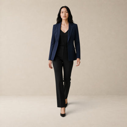 Blazer Feminino Alfaiataria Lauren Azul Marinho