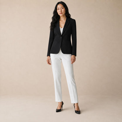 Blazer Feminino Alfaiataria Preto Monóvia