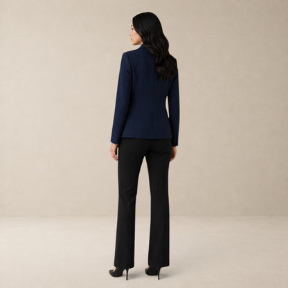 Blazer Feminino Alfaiataria Lauren Azul Marinho