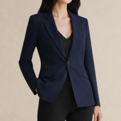 Blazer Feminino Alfaiataria Lauren Azul Marinho