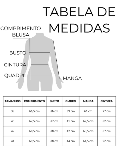Blazer Feminino Acinturado Bege Double T
